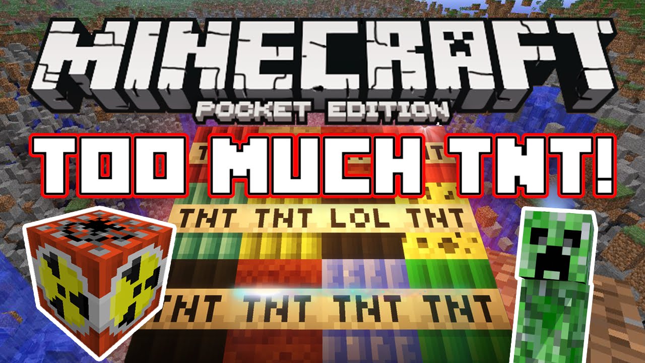 Too Much Tnt Mod Minecraft Pocket Edition Youtube