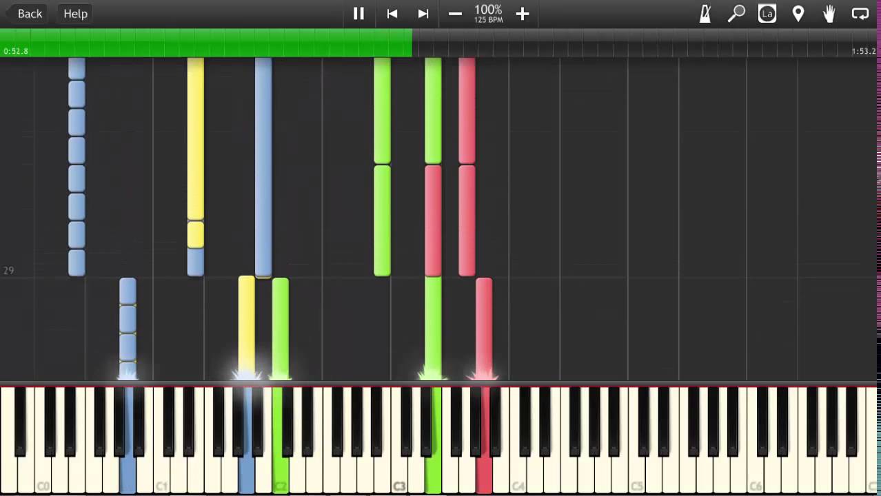 Into The Storm (2014) - Fate - Brian Tyler - Piano Tutorial Synthesia
