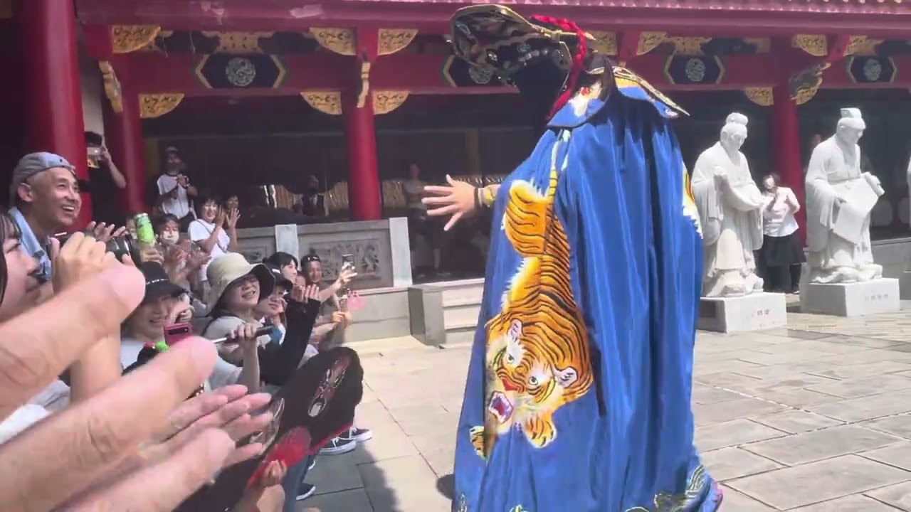 変面ショー　京介さん　孔子廟　2023 ８月２０日