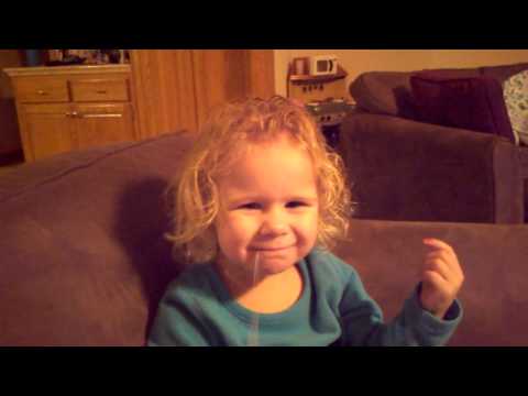 113013 Sam Flossing Her Teeth 