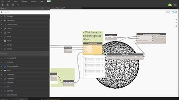 [Revit Dynamo ] Generative design Geodesign Sphere