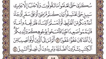 الربع الثاني من الجزء الخامس سورة النساء بصوت الشيخ ياسر الدوسري