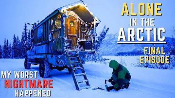 My Worst Nightmare Happened | Driving my Old Ford Truck House to the Arctic Ocean in a -60F Blizzard