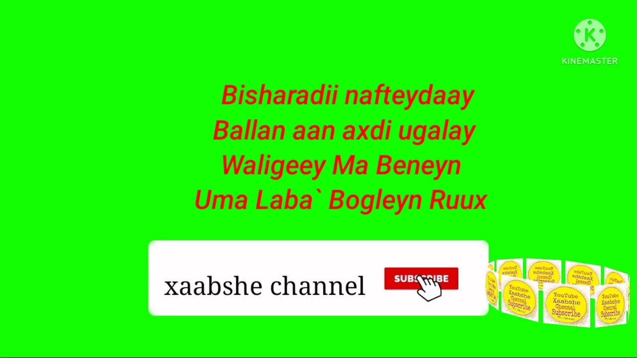 Tijaabi codkaga Shey Mire Dacar  Heestii Bishaaradii Naftaydaay_Lyrics xaabshe channel