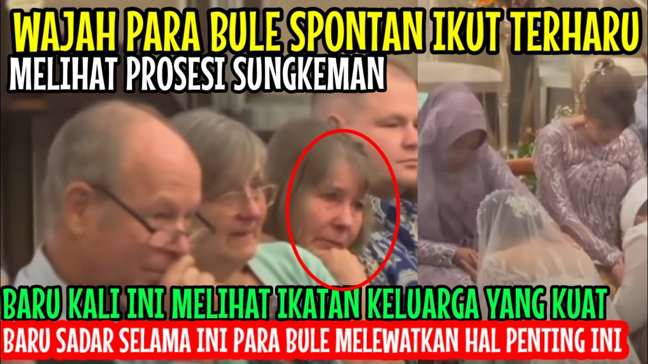 Лица европейских гостей меняются, когда они видят процессию Сунгкеман.