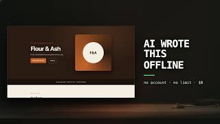 Make a Website With AI for Free in 2026 (No Signup, No Internet)