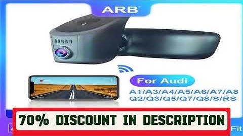 A must-have product! ARB 4K Dash Cam for Audi A3 Q5 A4 Q3 A6 Q7 A1 Q2 A5 Q8 A8 TT RS S 2019-2026,