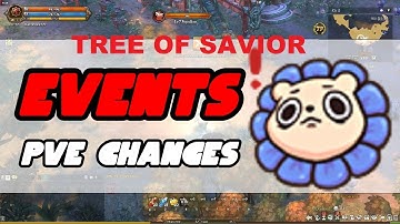Events! & PVE Changes! -  Tree Of Savior