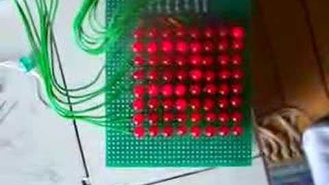 Propeller Driven LED Matrix