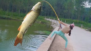 The boss regretted crying! The beautiful woman spent 5 hours fishing in 300 yuan  and the boss allo