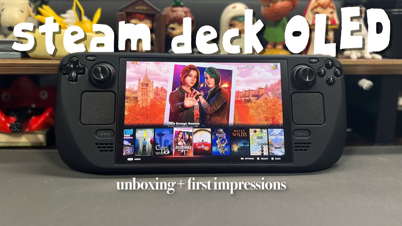 unboxing steam deck OLED 512GB 🎮 [2026] | accessories + first