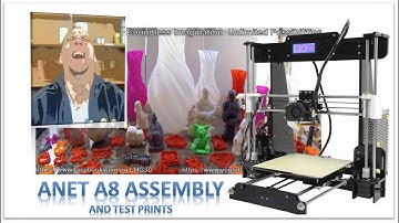 Anet A8 Assembly and Upgrades in one Build