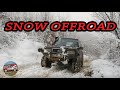 Snow and mud offroad, Suzuki Vitara, Nissan Terrano, Mitsubishi Shogun, Suzuki Samurai,