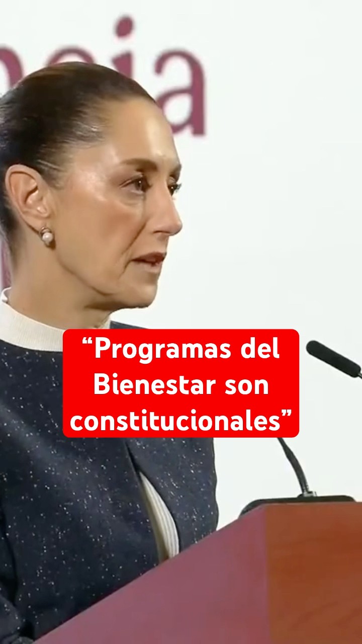 Sheinbaum garantiza continuidad de programas del Bienestar #shorts
