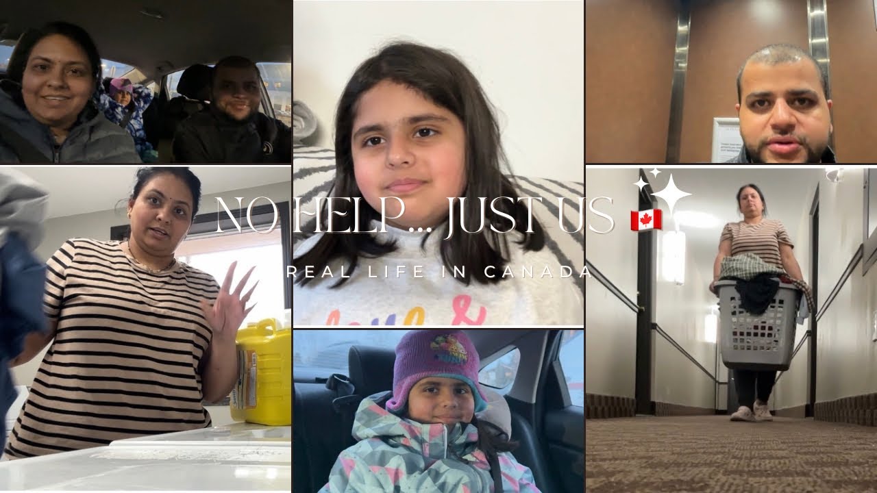 Real Life in Canada 🇨🇦 | No Maid, No Help… Just Us ❤️ | Indian Family Daily Routine