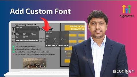 How to Add Custom Fonts in GoHighLevel Step by Step Guide