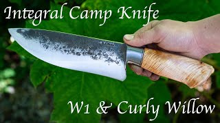 How to Forge an Integral Camp Knife (By Hand)