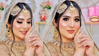 Muslim Bridal Makeup || AFFORDABLE Products || Step by Step Explained