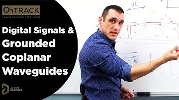 Digital Signals and Grounded Coplanar Waveguides