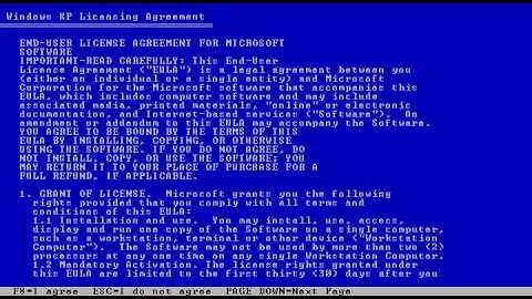 How to install windows XP from a network drive