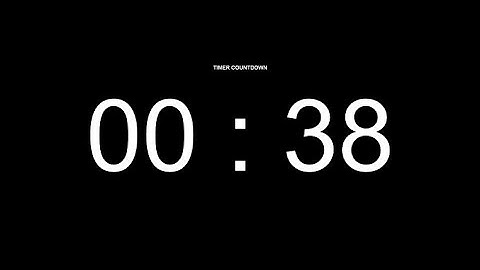 38 Seconds Countdown Timer
