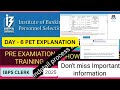 DAY 6 OF PRE EXAMINATION TRAINING OF IBPS CLERK 2025 CLEARLY EXPLAINED DON T MISS TO WATCH Ibps 