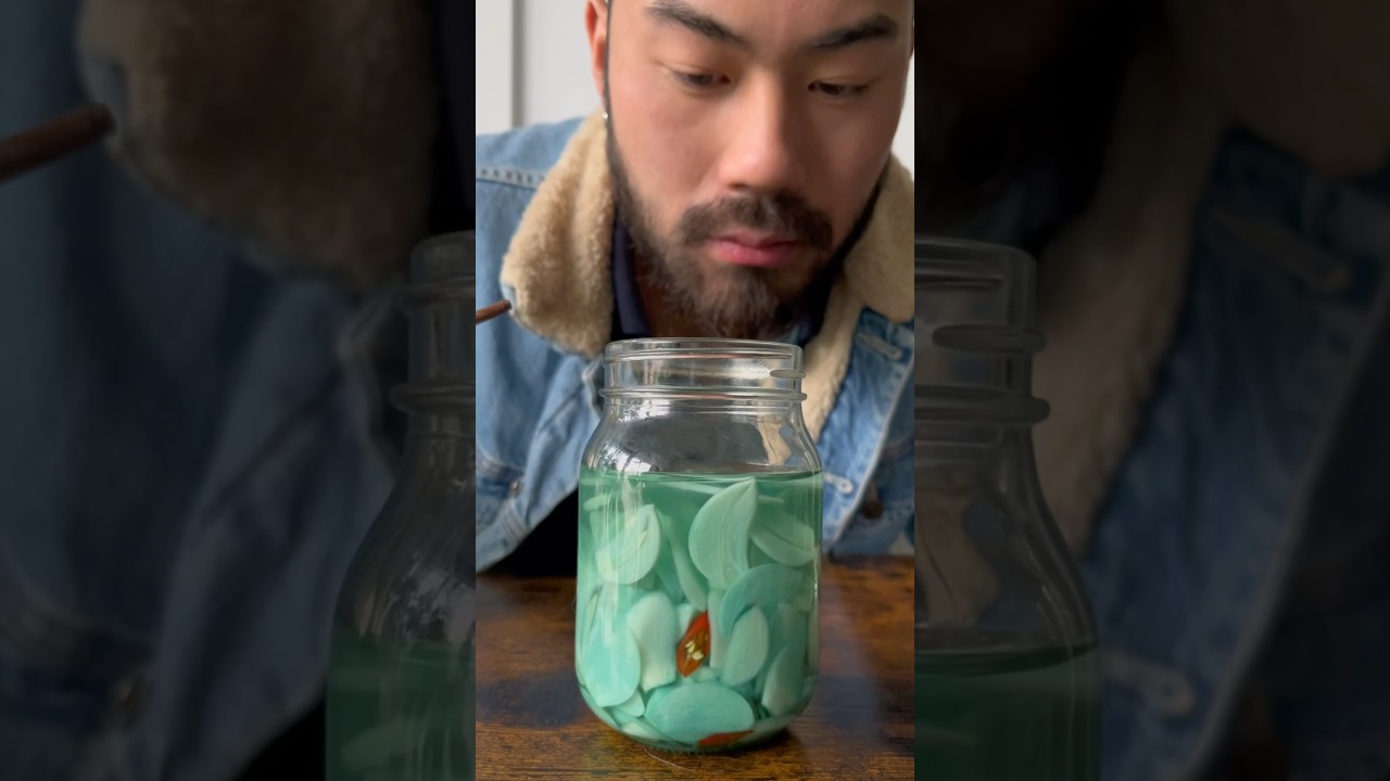 I fixed my blue pickled garlic!