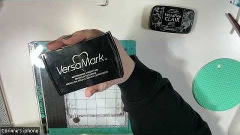 Ink Pads Continued   The Wonder of the Watermark Pad