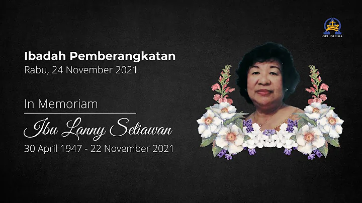 Ibadah Pemberangkatan Jenazah dan Kremasi alm. Ibu...