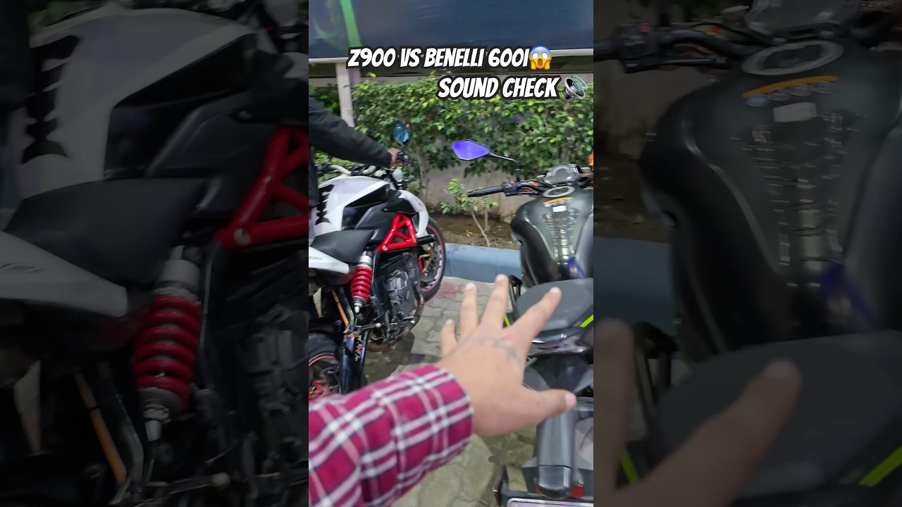 z900 vs benelli 600i sound comparison😱 