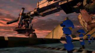 FFVII Sapphire Weapon Attacks Junon