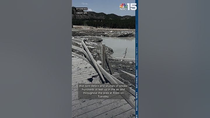 Geyser explosion at Yellowstone National Park stuns tourists - NBC 15 WPMI