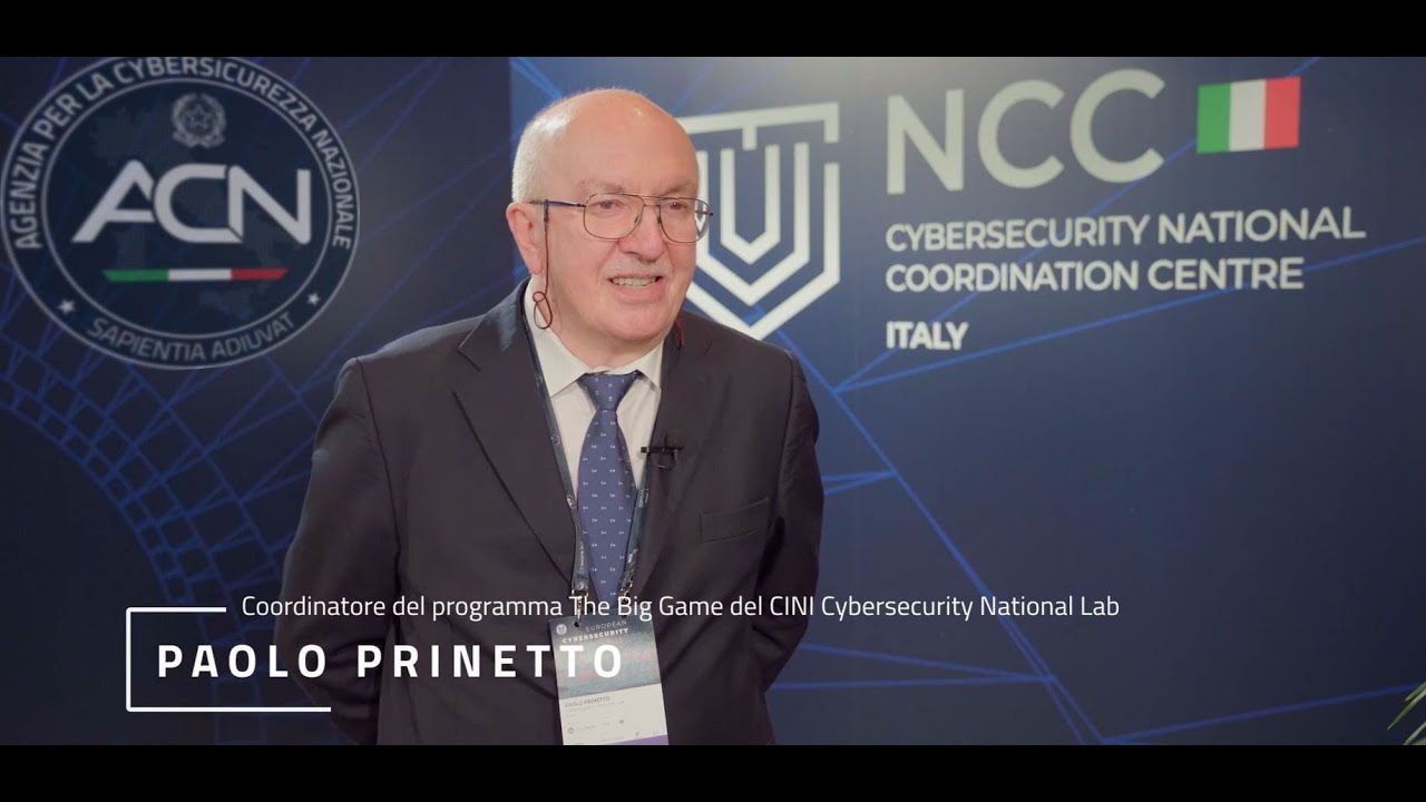 Paolo Prinetto, Coordinatore del programma The Big Game del Cybersecurity National Lab (CINI)