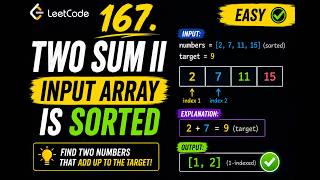 LeetCode 167. Two Sum II - Input Array Is Sorted | Two-Pointer Approach | C++ Tutorial