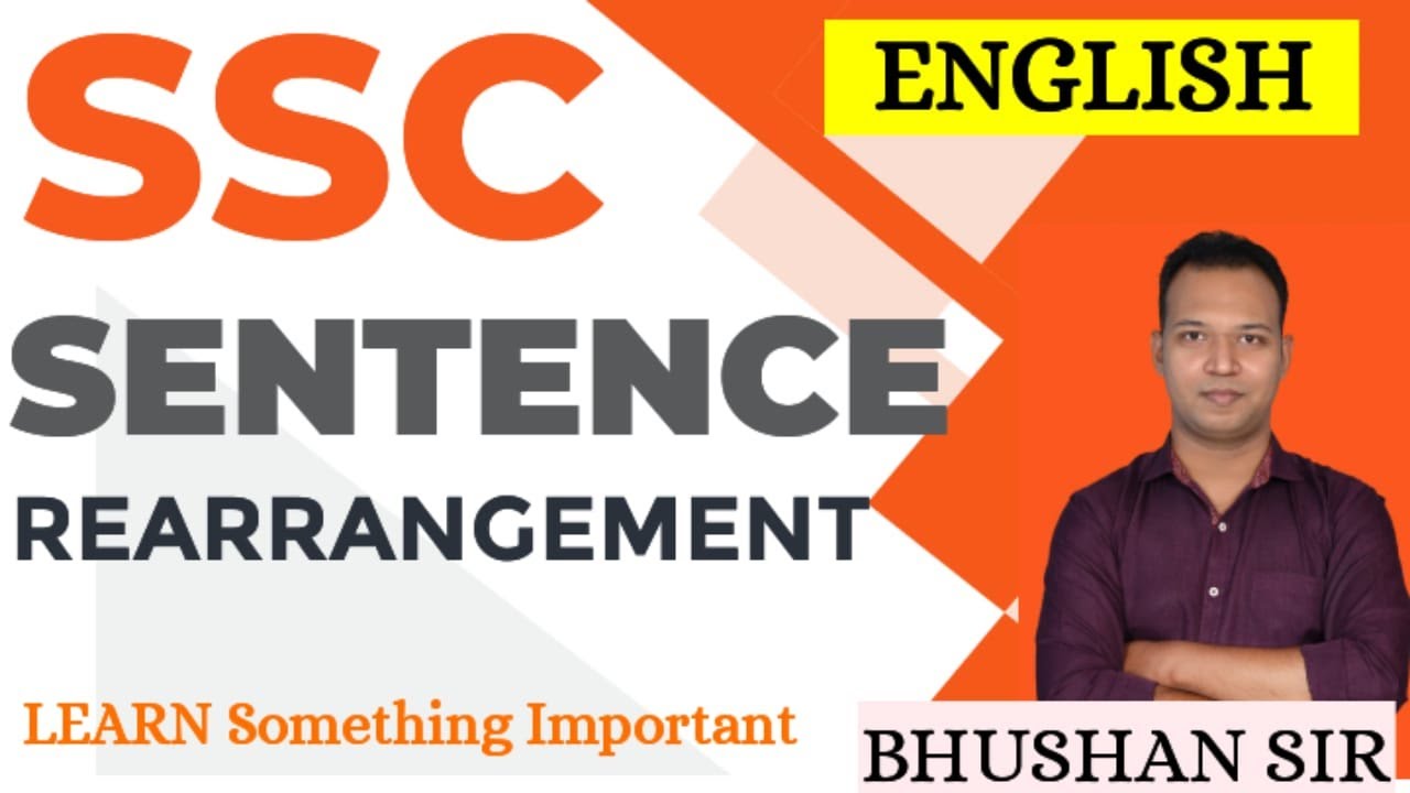 Sentence Rearrangement Csc SENTENCE REARRANGEMENT TRICKS FOR | BANKING | SSC | NDA | CDS | AFCAT ...