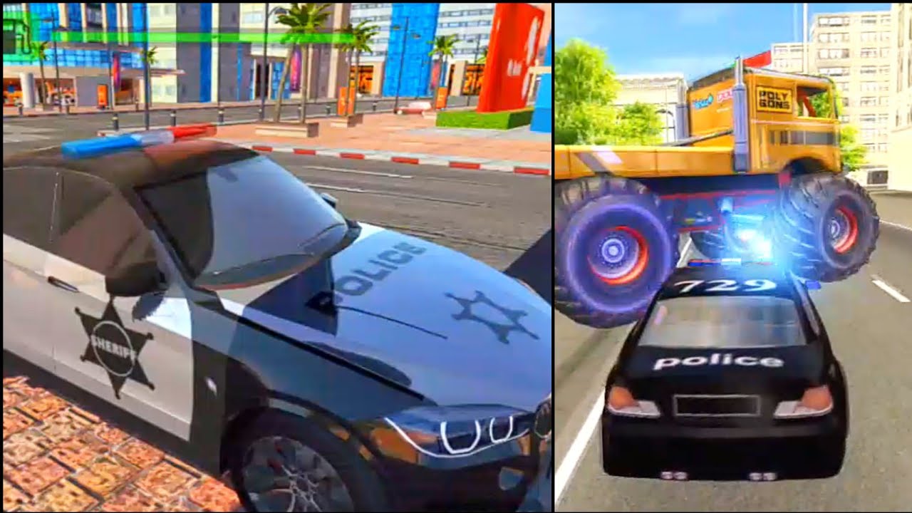 Mainan anak mobil  polisi  Game Kartun  Mobil  Polisi  kejar 