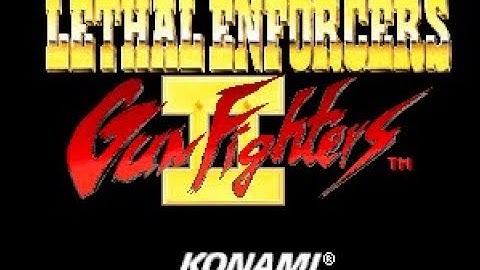 Lethal Enforcers 2: Gun Fighters - PSX - Full Game - With Lightgun