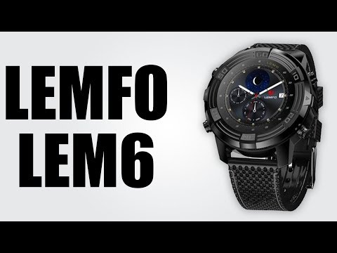 LEMFO LEM6 3G Smartwatch Phone - 1.4 inch / Android 5.1 / 1GB RAM + 16GB ROM /  IP67 Waterproof