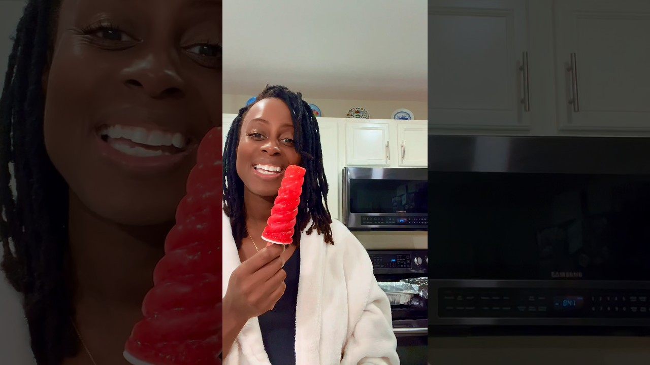 3 ingredient strawberry lemonade popsicles 🍓🍋 