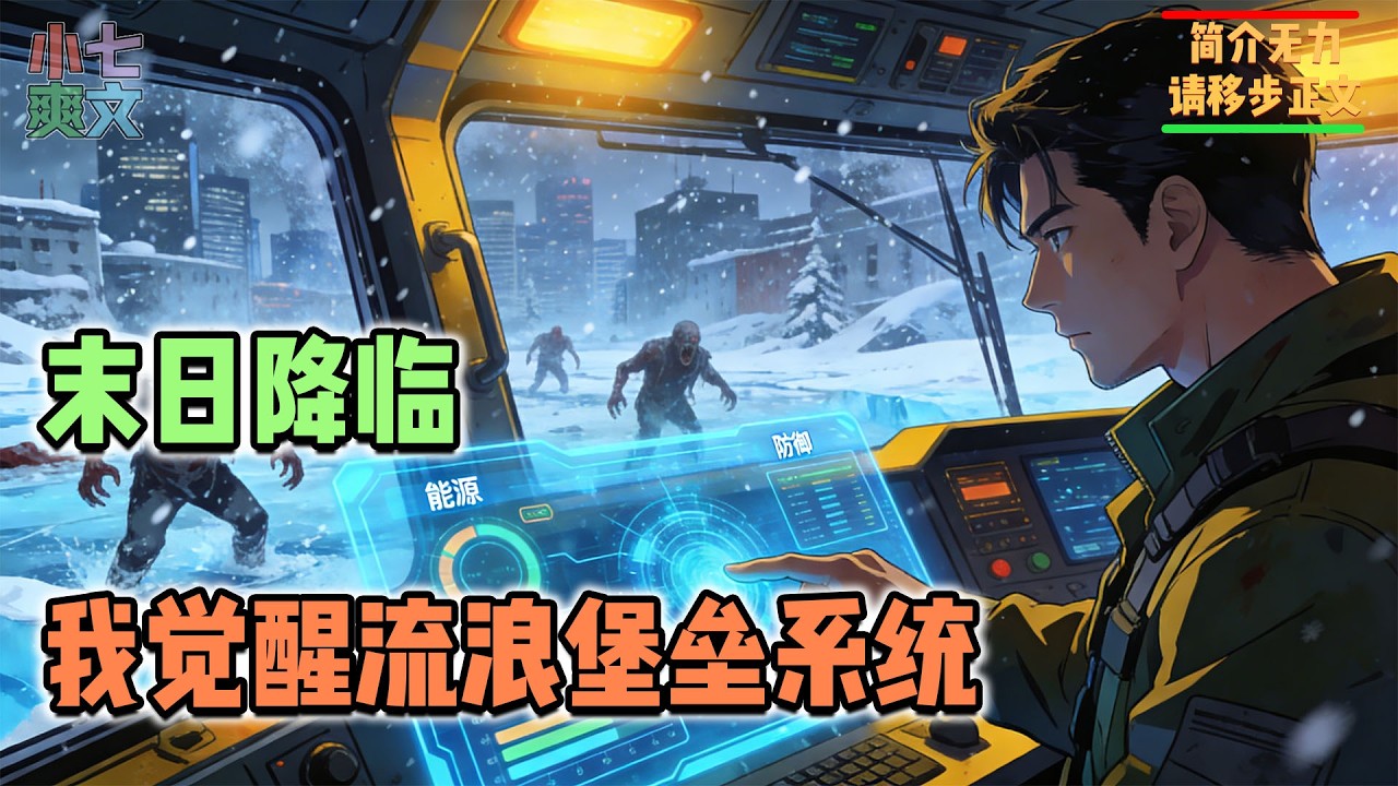 🔥全球丧尸危机和寒冬末日同时降临！我却觉醒了流浪堡垒系统！#都市爽文 #神豪爽文 #系统小说 #爽文解说 #小七爽文 #末日 #逆袭 #热血 #求生