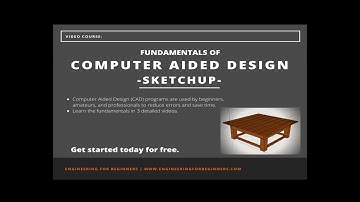 Learn the Fundamentals of Computer Aided Design: Video 1