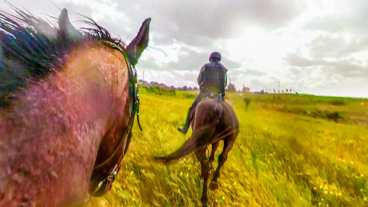 Caught in a Thunderstorm Spring Countryside Ride 