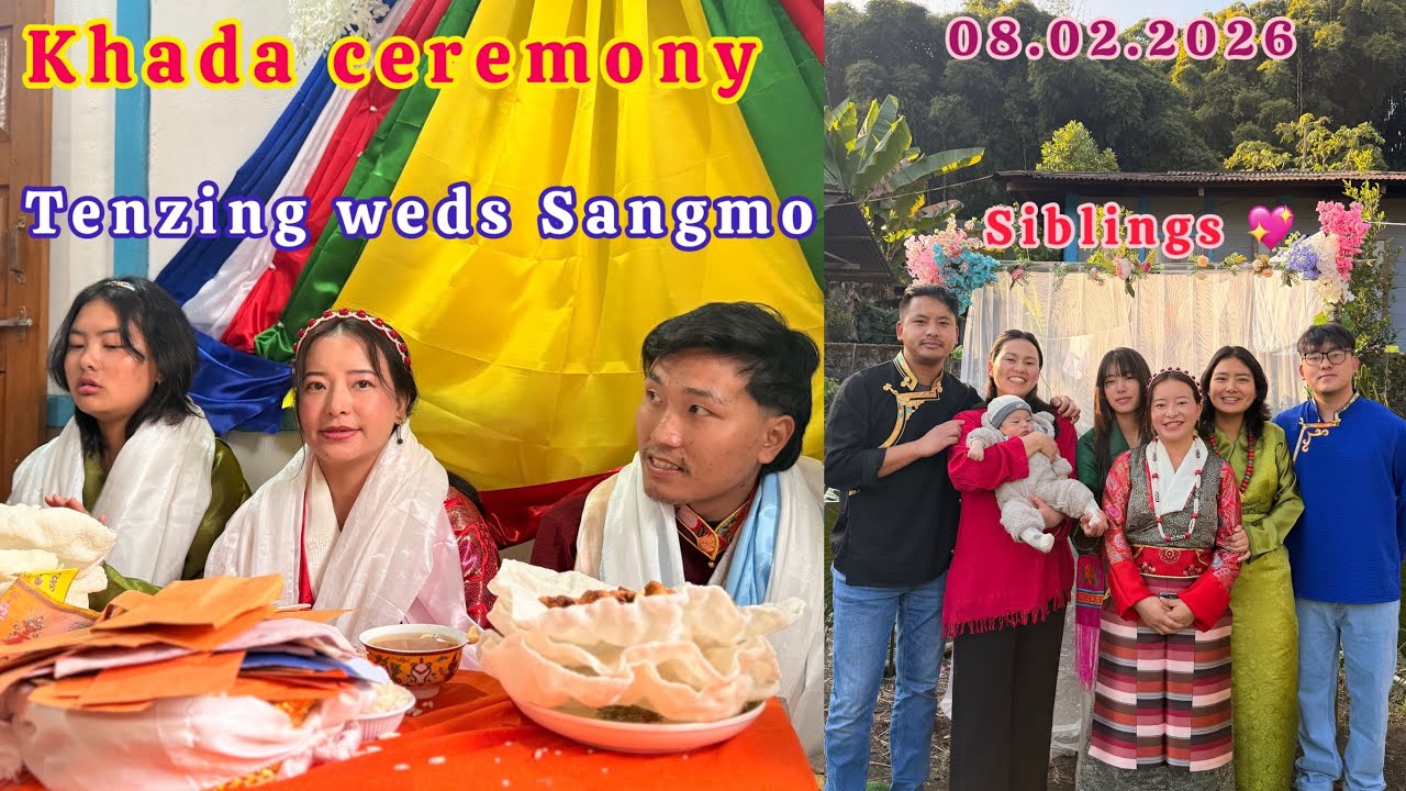 Официально вышла замуж за свою любовь! Церемония Кхада | Традиционная тибетская свадьба в Тутинге...