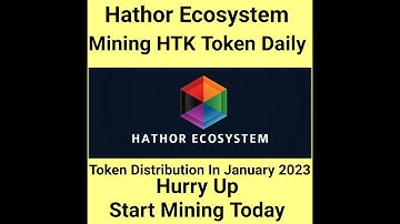Earn Free HTK Coin🤑💸. Hathor Ecosystem. New Cloud Mining Project🤑💸.