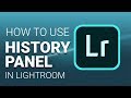 Adobe Photoshop Lightroom | History Panel Tutorial | Arunz Creation