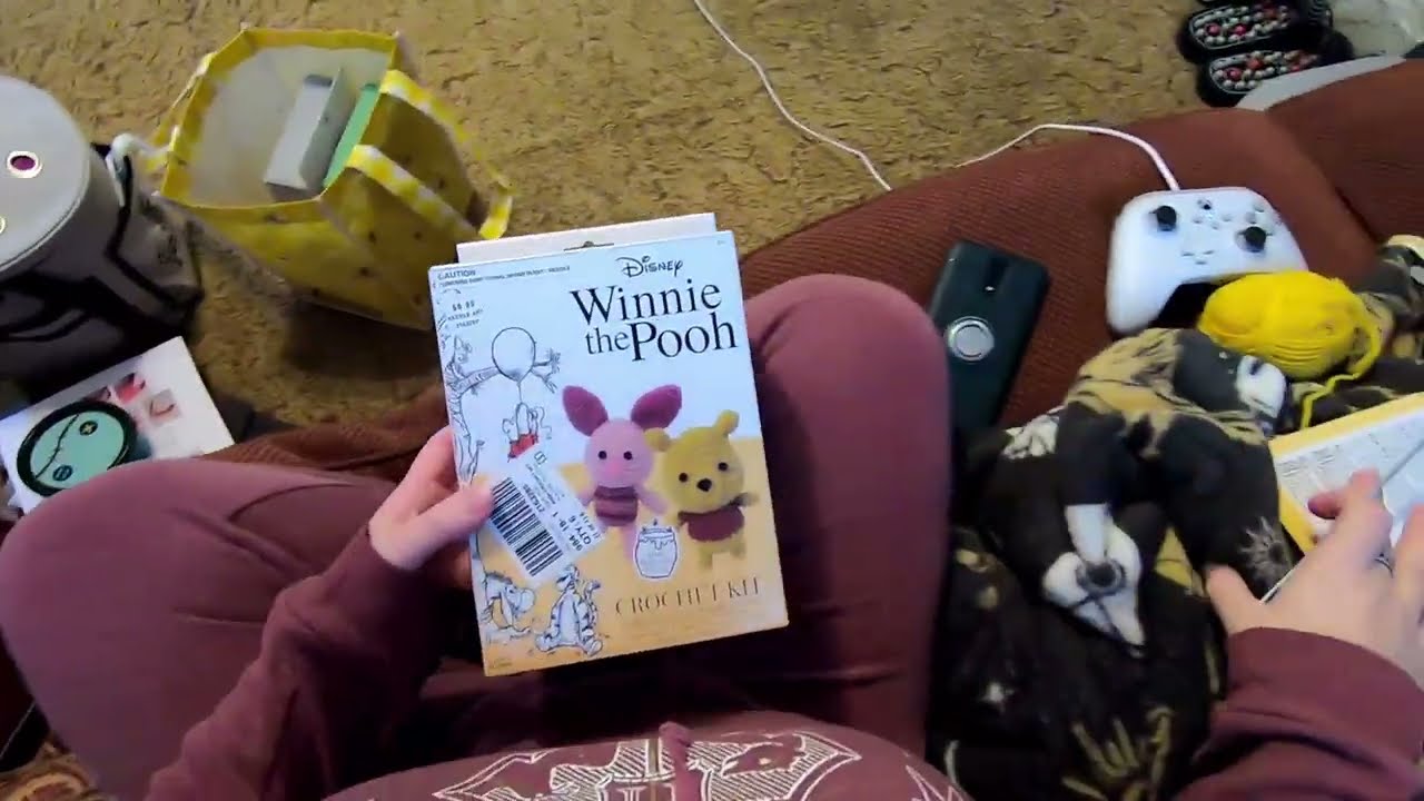 Hobby Lobby Disney Winnie the Pooh Crochet Kit Tutorial-Pooh-Ears to Legs 