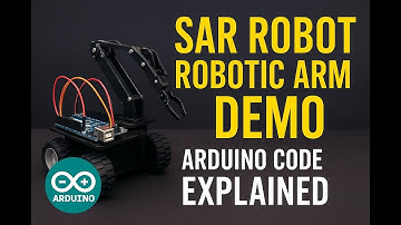 Arduino SAR Robot Robotic Arm Demo – Full Code Explained (Capstone Project)