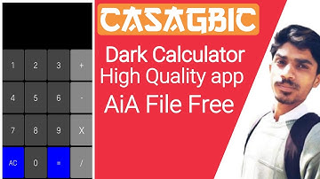 High Quality Dark Calculator app aia file casagbic