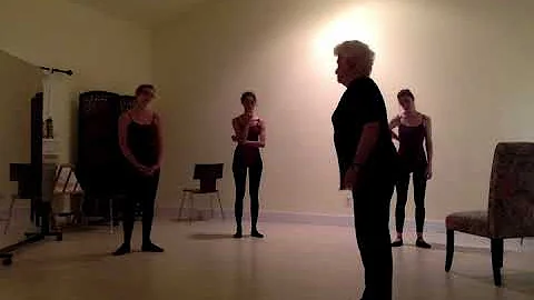 Hilary Kelley. Kinetic Theory ballet class sautes....