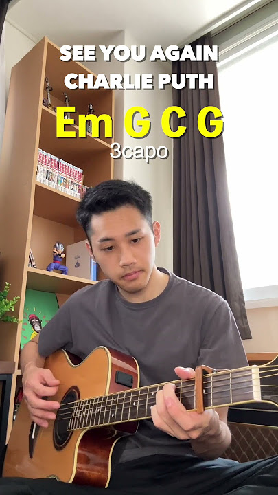 Wiz Khalifa - See You Again ft. Charlie Puth (YU Easy Guitar Tutorial) #Shorts